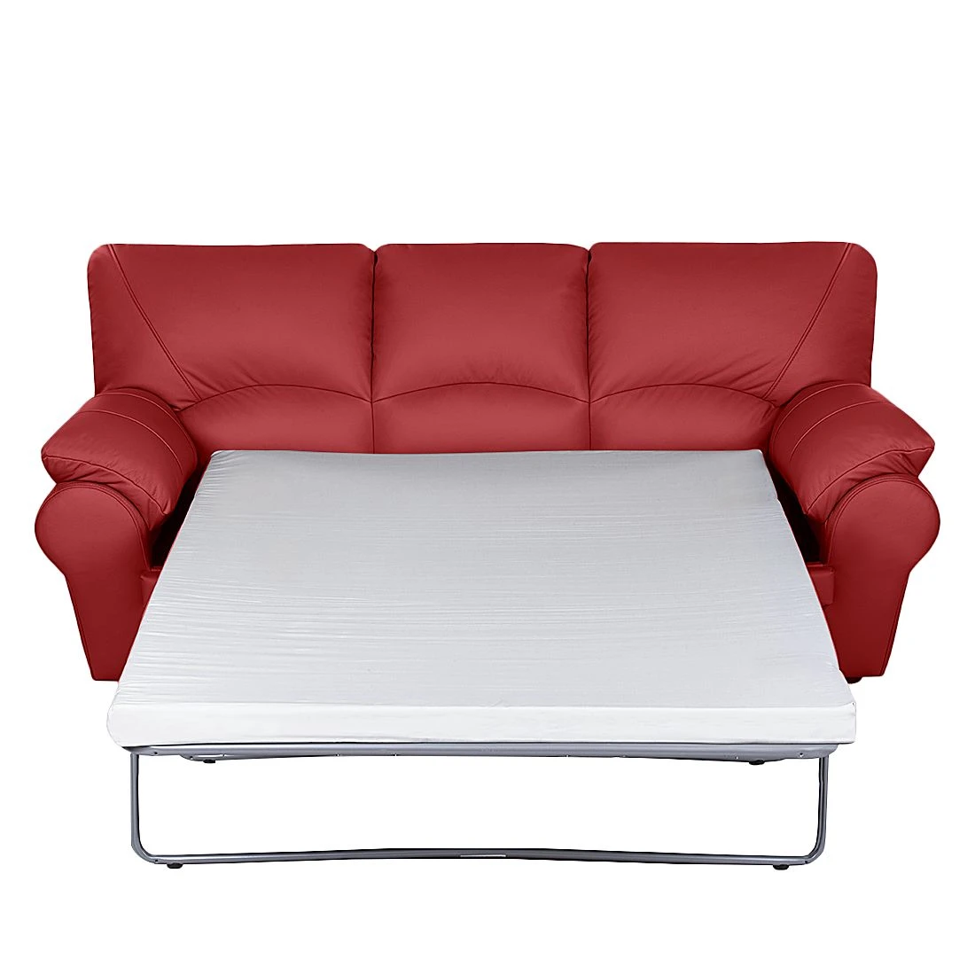 Modoform Schlafsofa Torsby - Echtleder Rot 7 Modoform Schlafsofa Torsby - Echtleder Rot – Bild 7
