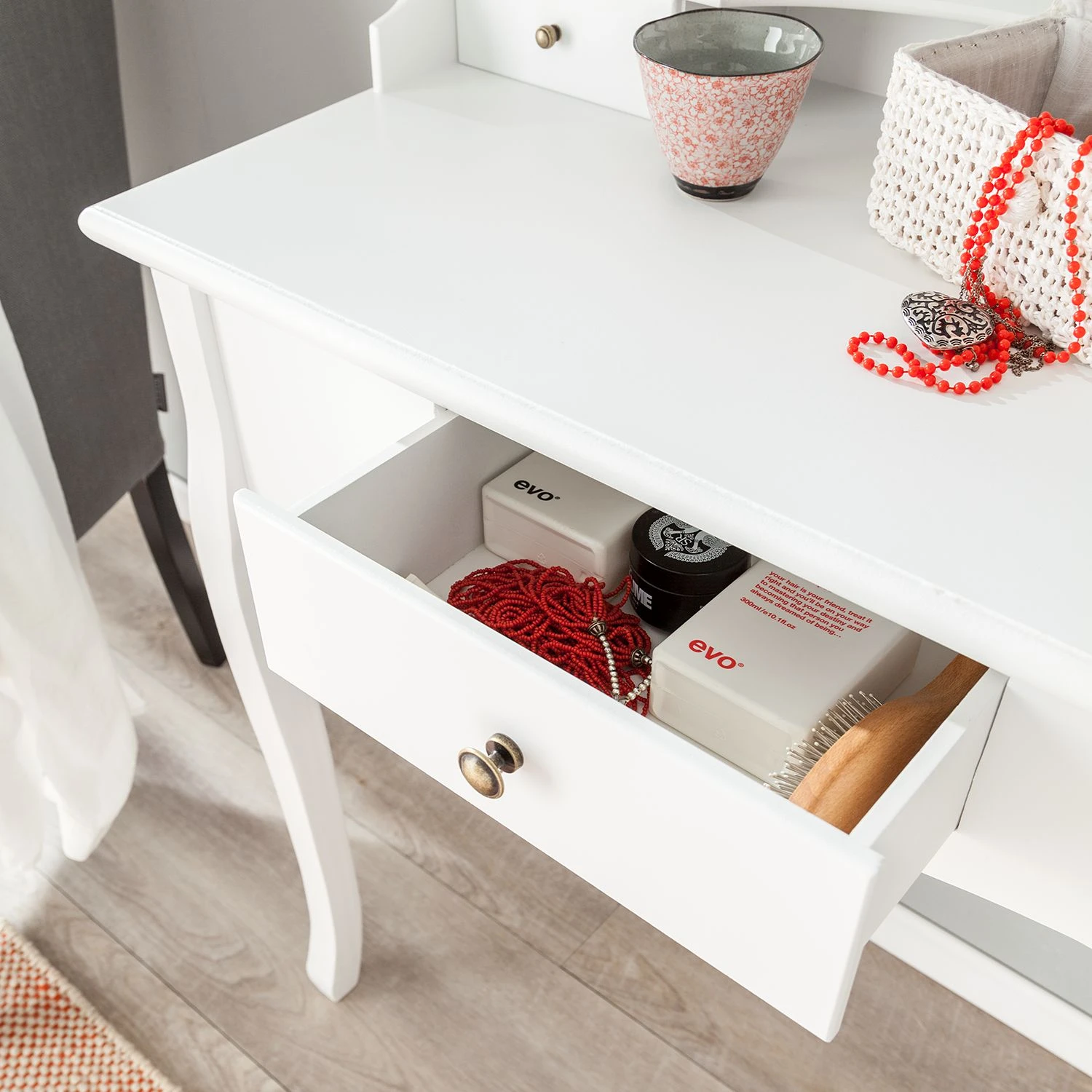 Maison Belfort Schminktisch Belleville - mit 3 Schubladen - Romantik Look 3 Maison Belfort Schminktisch Belleville - mit 3 Schubladen - Romantik Look – Bild 3