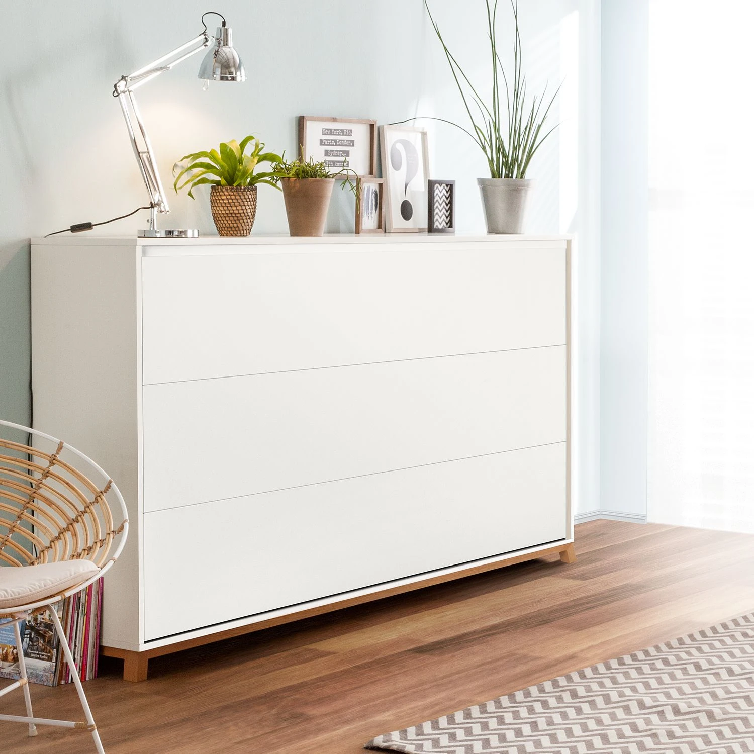 Mørteens Schrankbett Lindholm - 90 x 200cm - Ohne Matratze 4 Mørteens Schrankbett Lindholm - 90 x 200cm - Ohne Matratze – Bild 4