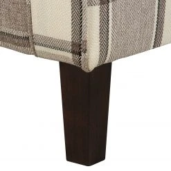 Maison Belfort Ohrensessel Colmar XL Webstoff - Braun / Beige -Wohnzimmermöbel boutique en ligne sessel corteen webstoff braun beige 4283716