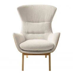 Studio Copenhagen Sessel Hepburn I - Beige / Cognac - Eiche Dunkel -Wohnzimmermöbel boutique en ligne sessel hepburn webstoff echtleder beige cognac 5020792