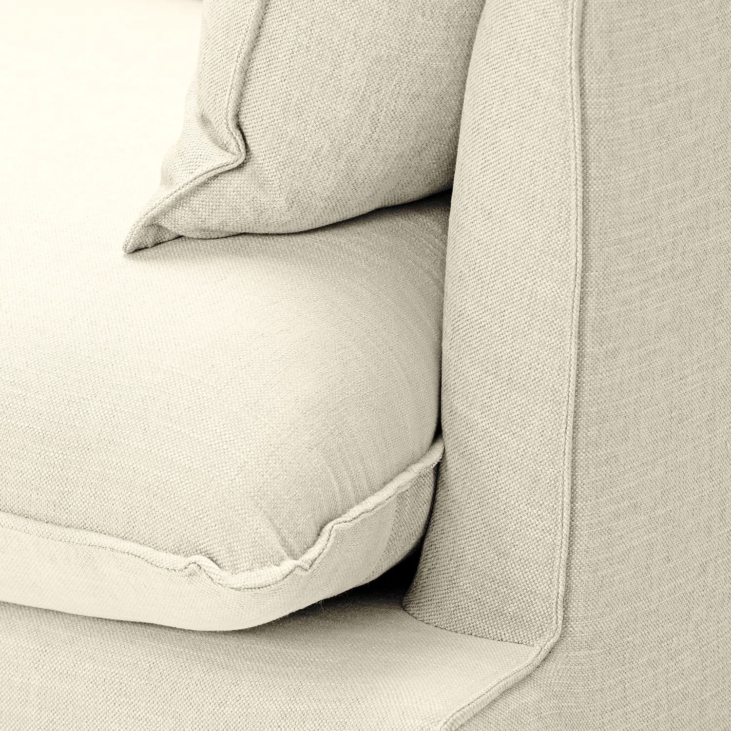 Eva Padberg Collection Sessel Lavina I Webstoff - Stoff Moretey: Cremeweiß 4 Eva Padberg Collection Sessel Lavina I Webstoff - Stoff Moretey: Cremeweiß – Bild 4