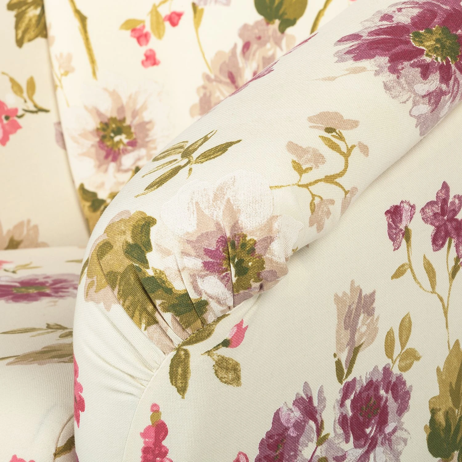 Ridgevalley Sessel Loberia - Flachgewebe - Beige geblümt 8 Ridgevalley Sessel Loberia - Flachgewebe - Beige geblümt – Bild 8