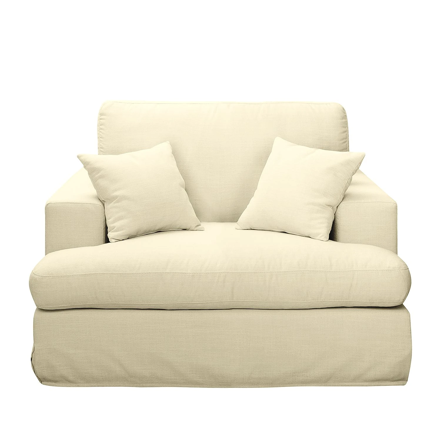 Maison Belfort Sessel Mormès Webstoff - Cremeweiß 2 Maison Belfort Sessel Mormès Webstoff - Cremeweiß – Bild 2