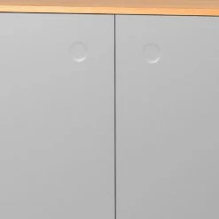 Tenzo Sideboard Dot I - Grau -Wohnzimmermöbel boutique en ligne sideboard dot i eiche teilmassiv grau 4148644