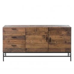 Ars manufacti Sideboard Grasby - Altholz Pinie / Metall - Pinie Dunkel / Schwarz -Wohnzimmermöbel boutique en ligne sideboard grasby altholz pinie metall pinie dunkel schwarz 4885000