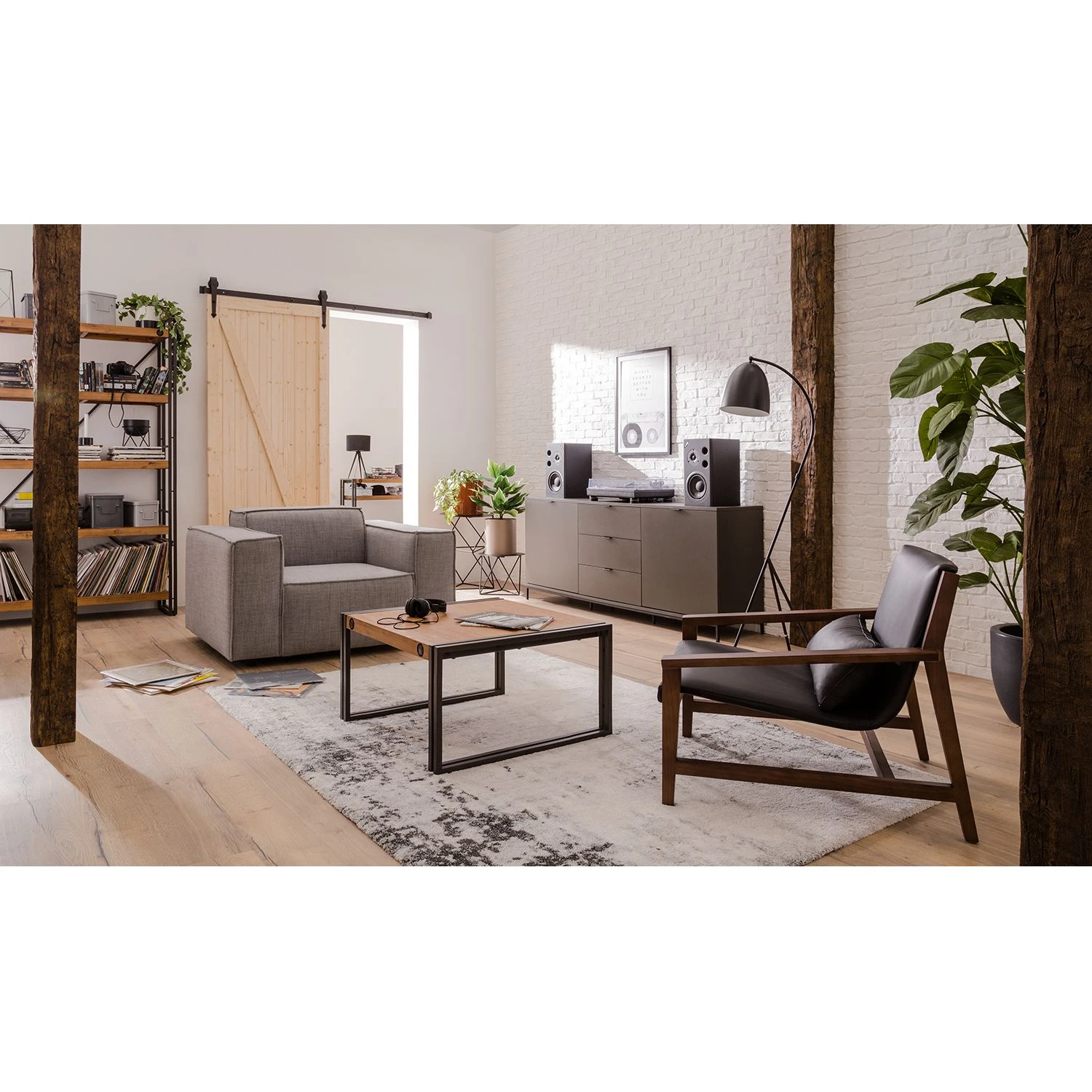 Studio Copenhagen Sideboard Harma II - Dunkelgrau 2 Studio Copenhagen Sideboard Harma II - Dunkelgrau – Bild 2