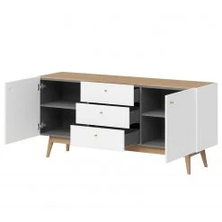 Germania Sideboard Monteo I - Weiß / Eiche 6 Germania Sideboard Monteo I - Weiß / Eiche -Wohnzimmermöbel boutique en ligne sideboard monteo weiss eiche 4943288