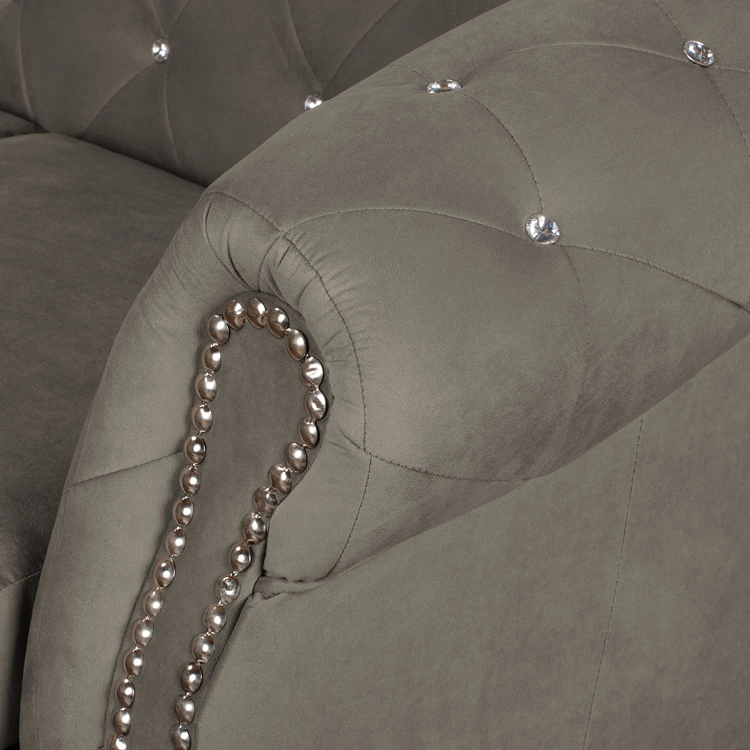 Jack & Alice Sofa Benavente I (3-Sitzer) Microfaser - Steingrau 7 Jack & Alice Sofa Benavente I (3-Sitzer) Microfaser - Steingrau – Bild 7