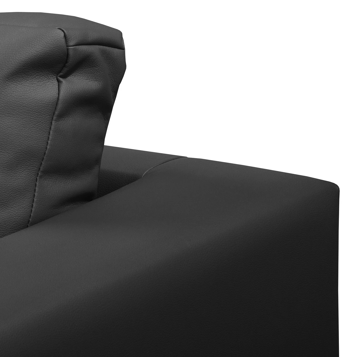Ars manufacti Sofa Bexwell I (3-Sitzer) - Kunstleder Madara: Schwarz 5 Ars manufacti Sofa Bexwell I (3-Sitzer) - Kunstleder Madara: Schwarz – Bild 5