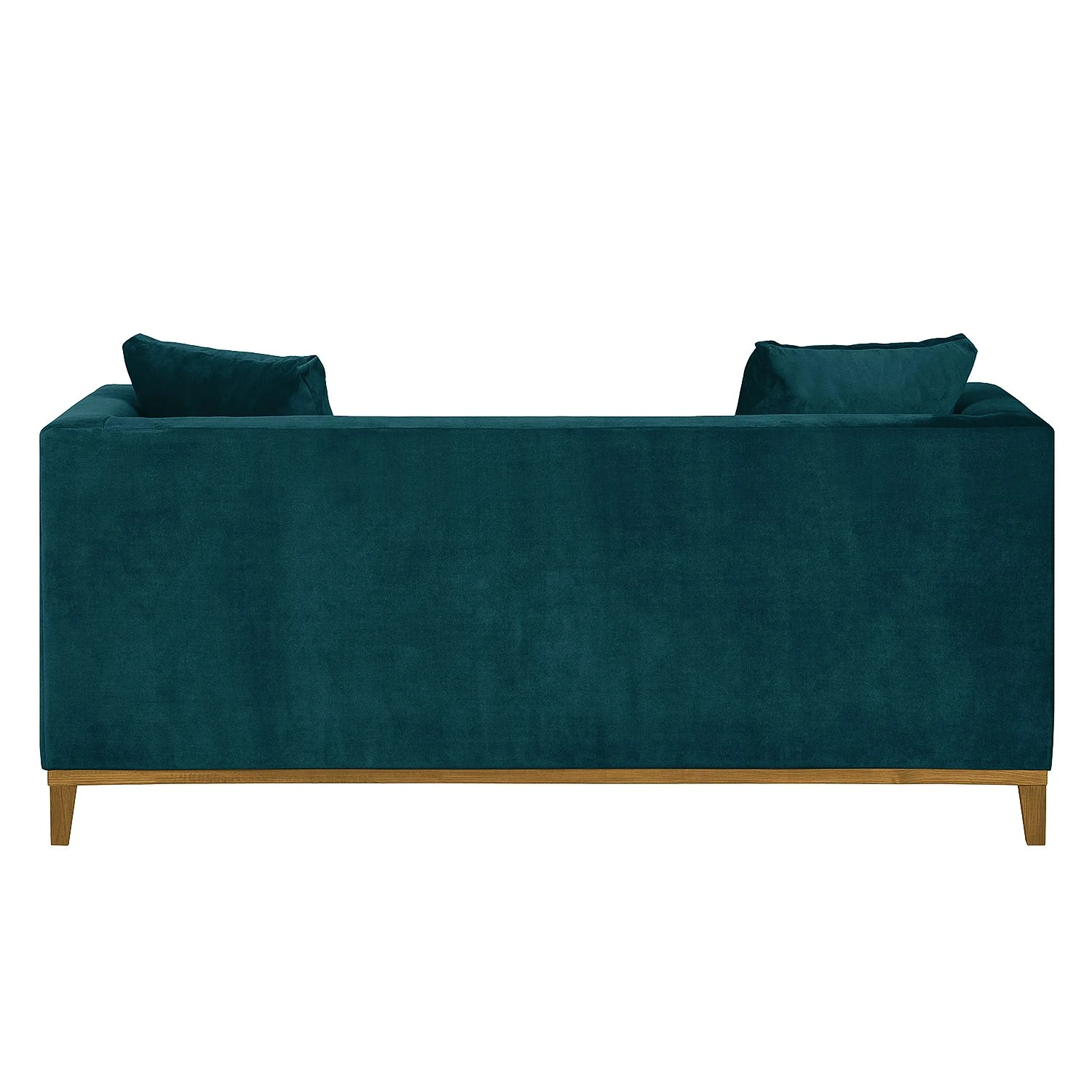 Jack & Alice Sofa Blomma (2-Sitzer) Samt - Petrol - Eiche 4 Jack & Alice Sofa Blomma (2-Sitzer) Samt - Petrol - Eiche – Bild 4