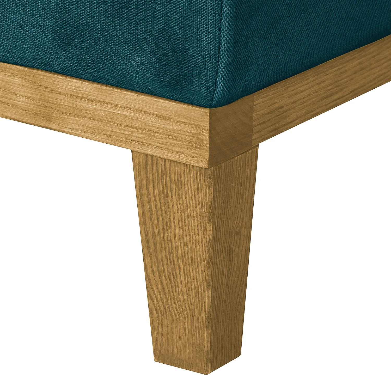 Jack & Alice Sofa Blomma (2-Sitzer) Samt - Petrol - Eiche 7 Jack & Alice Sofa Blomma (2-Sitzer) Samt - Petrol - Eiche – Bild 7