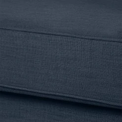 Jack & Alice Sofa Blomma (3-Sitzer) - Webstoff Dunkelblau - Gestell: Nussbaumfarbig -Wohnzimmermöbel boutique en ligne sofa blomma 3 sitzer webstoff dunkelblau gestell nussbaumfarbig 4833104