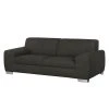 Fredriks Sofa Bollon (3-Sitzer) - Webstoff - Dunkelgrau