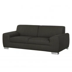 Fredriks Sofa Bollon (3-Sitzer) - Webstoff - Dunkelgrau