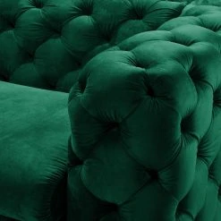 Jack & Alice Sofa Leominster II (2-Sitzer) - Samt Jila: Dunkelgrün -Wohnzimmermöbel boutique en ligne sofa cayley 2 sitzer samt 5149768