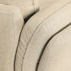 Loftscape Sofa Enrico (2,5-Sitzer) - Webstoff Beige - Mit 1 Kopfstütze -Wohnzimmermöbel boutique en ligne sofa enrico 2 5 sitzer webstoff beige 429276