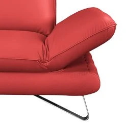 Fredriks Sofa Enzo (2,5-Sitzer) - Echtleder Kaminrot - Kopfstütze verstellbar -Wohnzimmermöbel boutique en ligne sofa enzo 2 5 sitzer echtleder kaminrot 418523