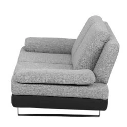 Loftscape Sofa Felipa (2-Sitzer) - Webstoff Schwarz/Strukturstoff Grau -Wohnzimmermöbel boutique en ligne sofa felipa 2 sitzer webstoff schwarz strukturstoff grau 683942