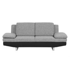 Loftscape Sofa Felipa (2-Sitzer) - Webstoff Schwarz/Strukturstoff Grau -Wohnzimmermöbel boutique en ligne sofa felipa 2 sitzer webstoff schwarz strukturstoff grau 683954