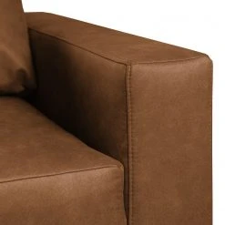 Loftscape Sofa Greenwood (2-Sitzer) - Microfaser Priya: Cognac -Wohnzimmermöbel boutique en ligne sofa greenwood 2 sitzer antiklederlook cognac 4493852
