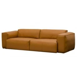 Studio Copenhagen 3-Sitzer Sofa HUDSON - Echtleder Neka: Cognac