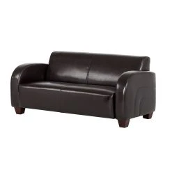 Maison Belfort Sofa La Habana (2-Sitzer) - Bycast-Kunstleder Dunkelbraun