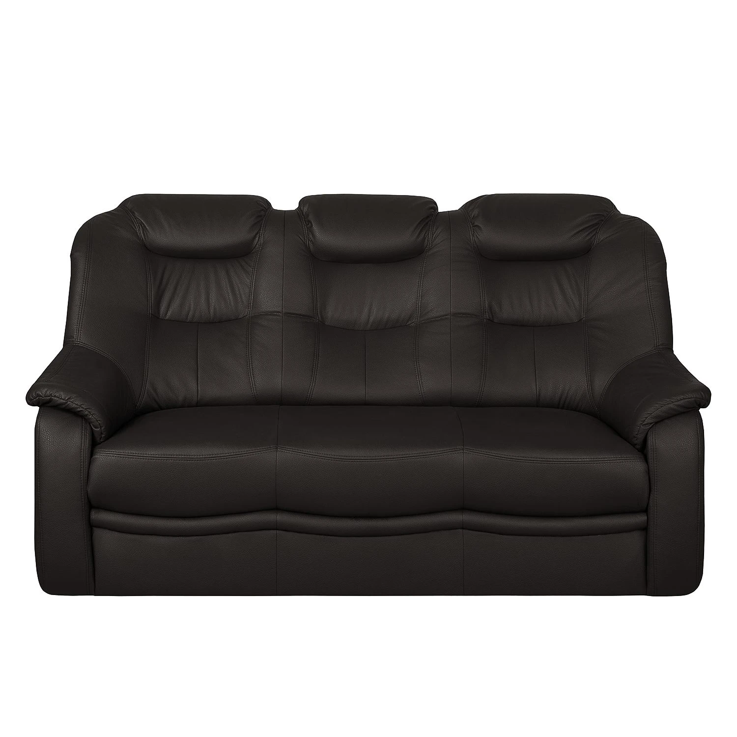 Modoform Sofa Lakin (3-Sitzer) - Kunstleder - Dunkelbraun 3 Modoform Sofa Lakin (3-Sitzer) - Kunstleder - Dunkelbraun – Bild 3