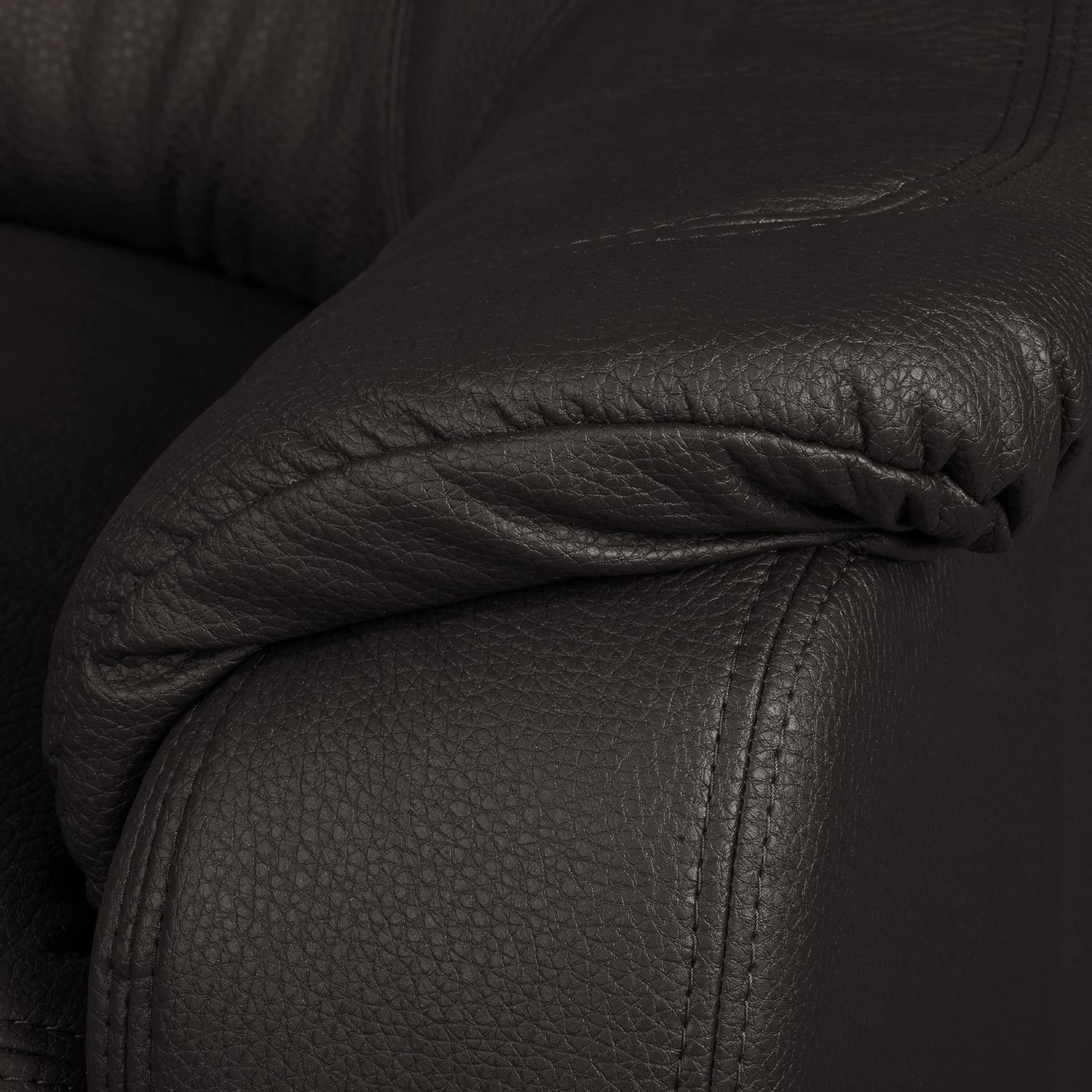 Modoform Sofa Lakin (3-Sitzer) - Kunstleder - Dunkelbraun 8 Modoform Sofa Lakin (3-Sitzer) - Kunstleder - Dunkelbraun – Bild 8