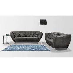 Ars manufacti Sofa Larrau (3-Sitzer) - Antiklederlook -Wohnzimmermöbel boutique en ligne sofa larrau 3 sitzer antiklederlook hellanthrazit 5115988