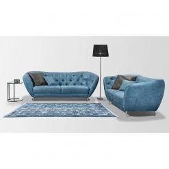 Ars manufacti Sofa Larrau (3-Sitzer) - Antiklederlook -Wohnzimmermöbel boutique en ligne sofa larrau 3 sitzer antiklederlook kobaltblau 5115972
