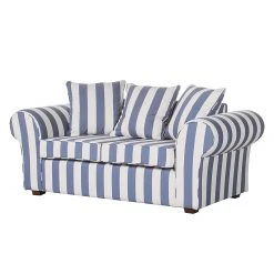 Maison Belfort Sofa Colmar (2-Sitzer) - Blau