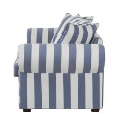Maison Belfort Sofa Colmar (3-Sitzer) - Blau -Wohnzimmermöbel boutique en ligne sofa livia 3 sitzer webstoff blau gestreift 309024