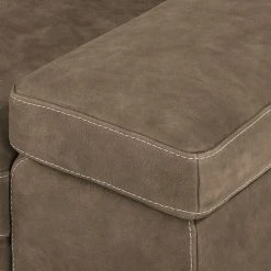 Ars Natura Sofa Maine (2-Sitzer) Echtleder - Cappuccino -Wohnzimmermöbel boutique en ligne sofa maine 2 sitzer echtleder cappuccino 4479400