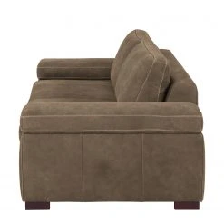 Ars Natura Sofa Maine (3-Sitzer) Echtleder - Cappuccino -Wohnzimmermöbel boutique en ligne sofa maine 3 sitzer echtleder cappuccino 4479888