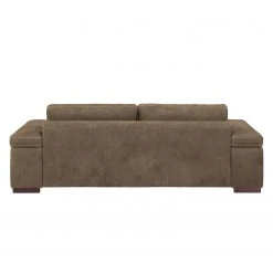 Ars Natura Sofa Maine (3-Sitzer) Echtleder - Cappuccino -Wohnzimmermöbel boutique en ligne sofa maine 3 sitzer echtleder cappuccino 4479892