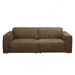 Ars manufacti Sofa Manchester (3-Sitzer) Echtleder - Braun -Wohnzimmermöbel boutique en ligne sofa manchester 3 sitzer echtleder braun 4354452