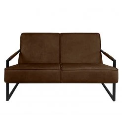 Ars manufacti Sofa Manchester IV (2-Sitzer) - Braun -Wohnzimmermöbel boutique en ligne sofa manchester iv 2 sitzer antiklederlook braun 5043868