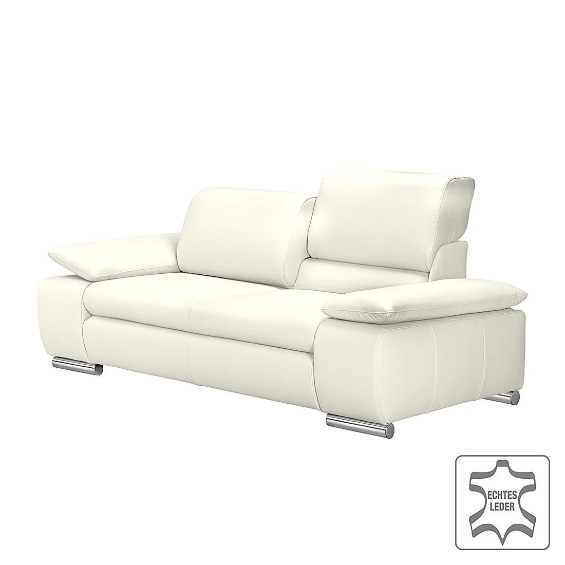Fredriks Sofa Masca (2-Sitzer) - Echtleder Weiß 1 Fredriks Sofa Masca (2-Sitzer) - Echtleder Weiß