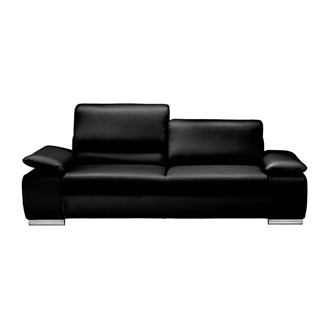 Fredriks Sofa Masca (3-Sitzer) Echtleder - Schwarz 2 Fredriks Sofa Masca (3-Sitzer) Echtleder - Schwarz – Bild 2