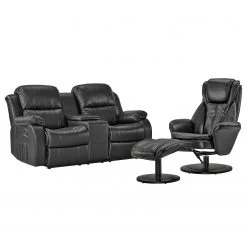 Modoform Kinosofa Mendis (2-Sitzer) - Schwarz 39 Modoform Kinosofa Mendis (2-Sitzer) - Schwarz -Wohnzimmermöbel boutique en ligne sofa mendis 2 sitzer kunstleder schwarz 3116809