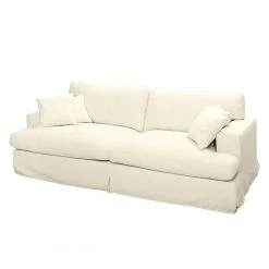 Maison Belfort Sofa Mormès (3-Sitzer) Webstoff - Creme