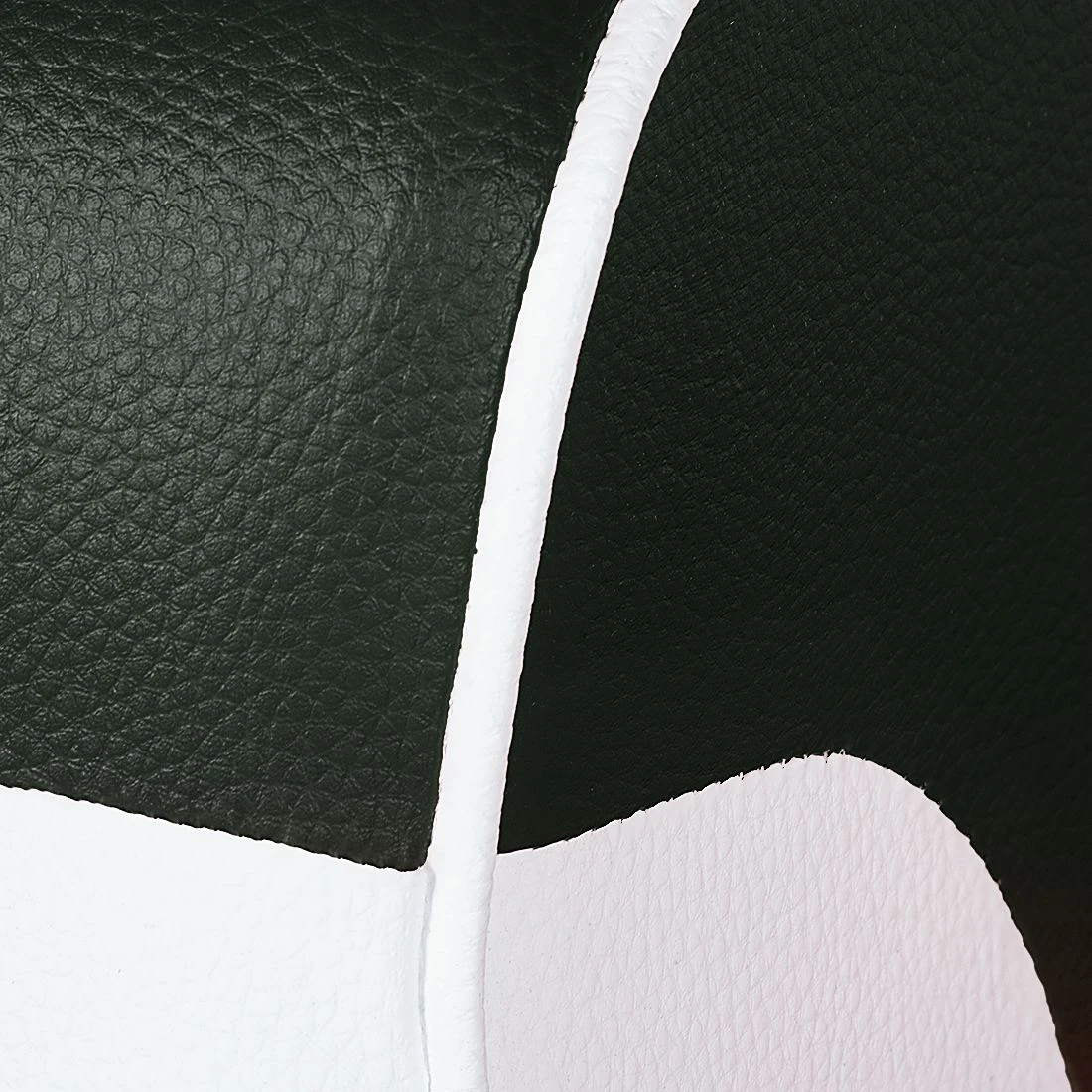 Studio Monroe Sofa Nixa (3-Sitzer) - Kunstleder Weiß/Schwarz 5 Studio Monroe Sofa Nixa (3-Sitzer) - Kunstleder Weiß/Schwarz – Bild 5