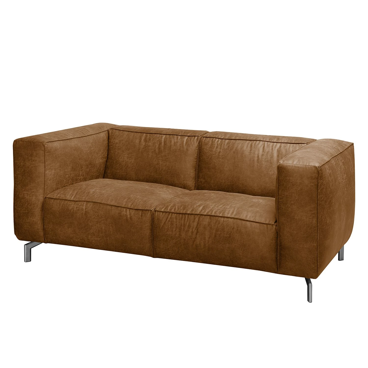 Ars manufacti Sofa Pentre (2-Sitzer) Antiklederlook - Nougat 1 Ars manufacti Sofa Pentre (2-Sitzer) Antiklederlook - Nougat