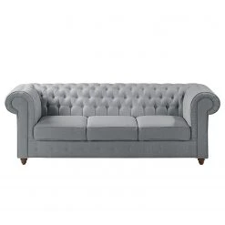 Maison Belfort Polstergarnitur Pintano (3-2-1) - Silbergrau -Wohnzimmermöbel boutique en ligne sofa pintano 3 sitzer webstoff silbergrau 4897392 1