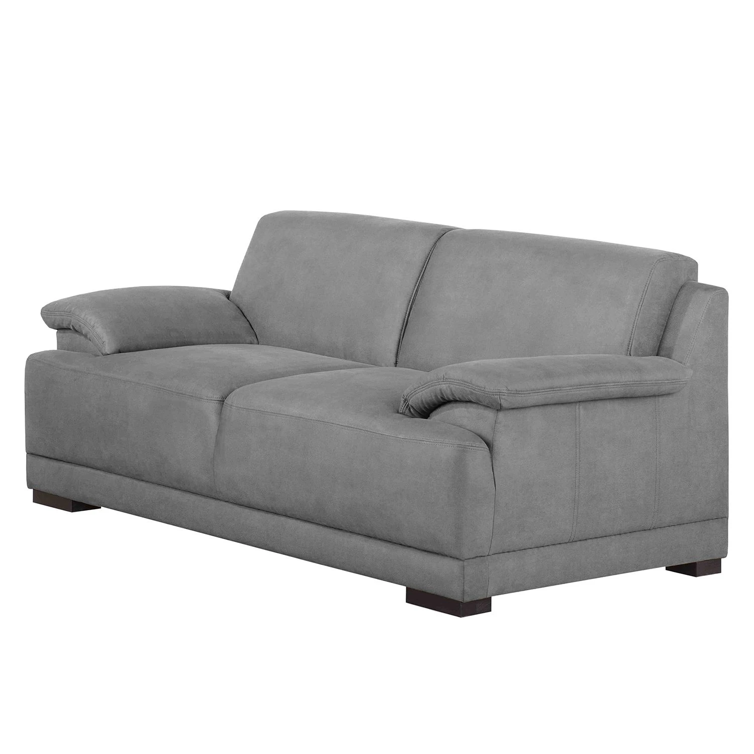 Modoform Sofa Robö (2-Sitzer) Microfaser - Grau - Boxspring 1 Modoform Sofa Robö (2-Sitzer) Microfaser - Grau - Boxspring