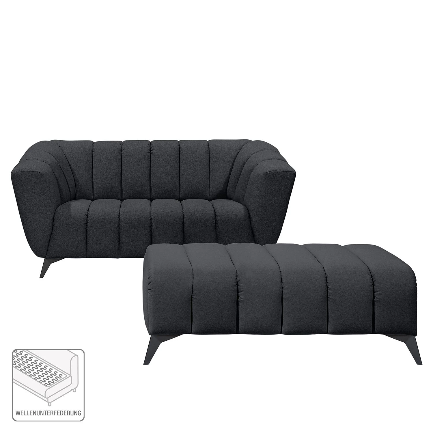 Fredriks Sofa Salou (2-Sitzer) Webstoff 2 Fredriks Sofa Salou (2-Sitzer) Webstoff – Bild 2