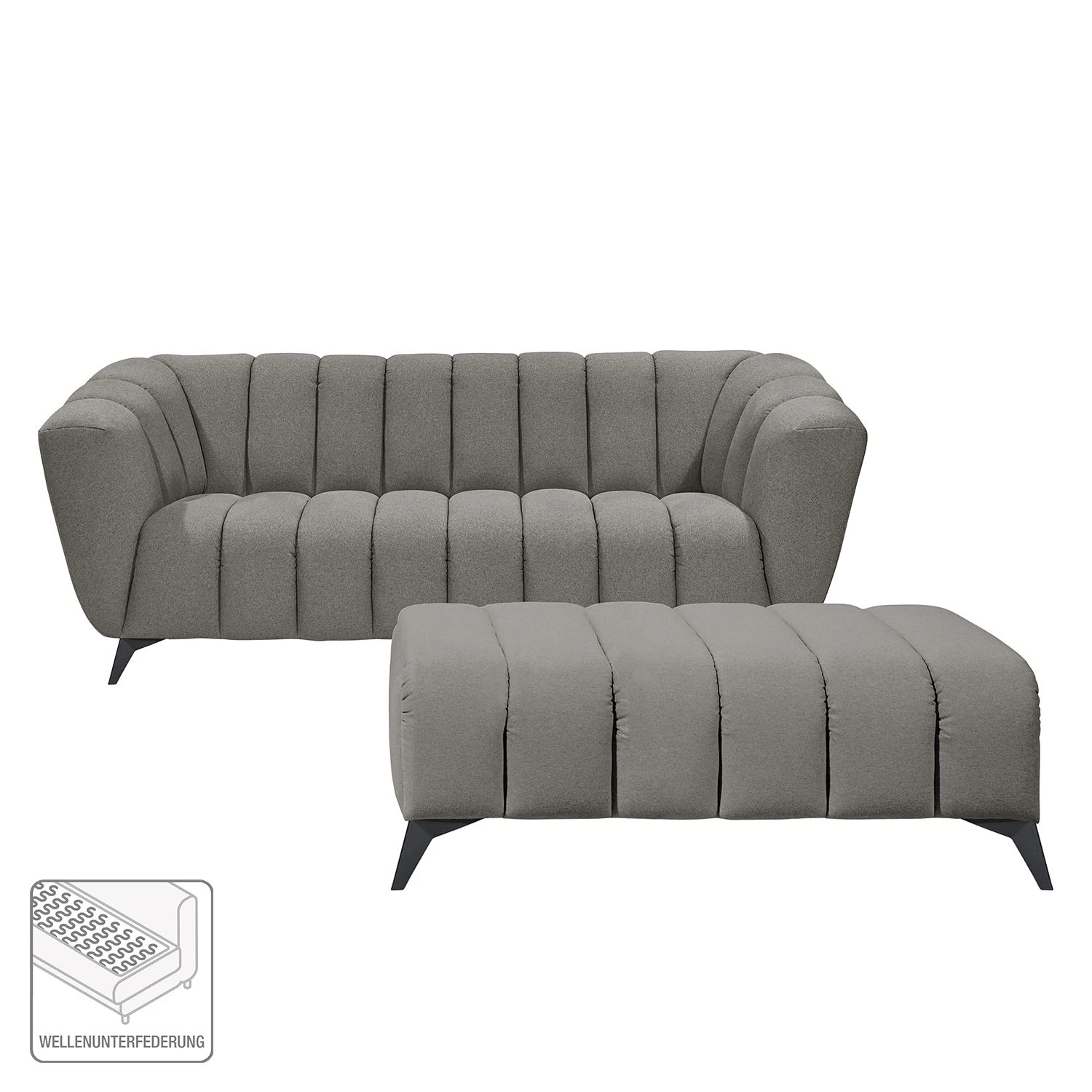 Fredriks Sofa Salou (3-Sitzer) Webstoff 2 Fredriks Sofa Salou (3-Sitzer) Webstoff – Bild 2