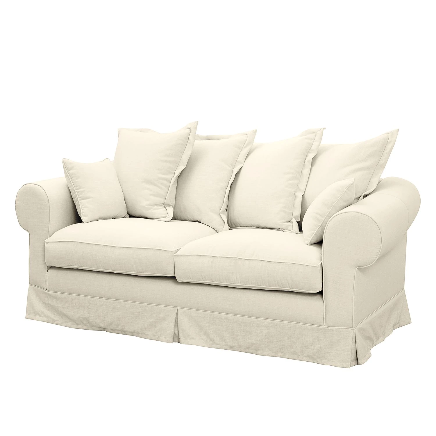 Maison Belfort Sofa Saltum (2,5-Sitzer) Webstoff - Cremeweiß 1 Maison Belfort Sofa Saltum (2,5-Sitzer) Webstoff - Cremeweiß