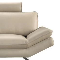 Loftscape Sofa Sharon (2,5-Sitzer) Echtleder Beige - Kopfstütze verstellbar -Wohnzimmermöbel boutique en ligne sofa sharon 2 5 sitzer echtleder beige 415799